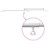 vidaXL Support de b&acirc;che pour remorques 4 pcs Argent 130-210 cm