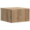 vidaXL Cabinet de chevet mural Ch&ecirc;ne artisanal 33 x 34,5 x 20 cm