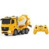 JAMARA B&eacute;tonni&egrave;re t&eacute;l&eacute;command&eacute;e Mercedes-Benz Arocs 1:20 Jaune