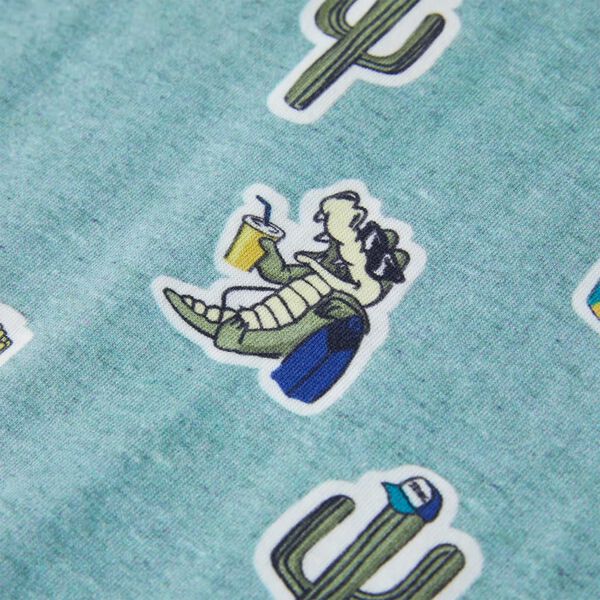 T-shirt pour enfants m&eacute;lange vert clair 140
