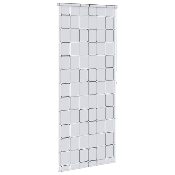 vidaXL Store roulant de douche 80x240 cm Carr&eacute;