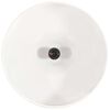 vidaXL Lampe suspendue industrielle Blanc Fer et bois solide 35 cm E27