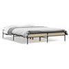 vidaXL Cadre de lit sans matelas ch&ecirc;ne sonoma 140x190 cm