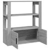 vidaXL Buffet Sonoma gris 80x30x90 cm Bois d'ing&eacute;nierie