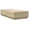 vidaXL Cadre de lit sans matelas ch&ecirc;ne sonoma 75x190 cm