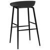 vidaXL Ensemble de bar 7 pcs Blanc et noir