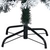 vidaXL Sapin de No&euml;l artificiel Blanc 180 cm PVC, Acier et Plastique