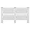 vidaXL Cache-radiateur Blanc 152x19x81,5 cm MDF