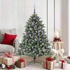 vidaXL Sapin de Noël artificiel avec 150 LED Vert 105 x 105 x 150 cm