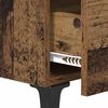 vidaXL Armoire de lit avec tiroir 2 pcs Bois ancien 40 x 35 x 47,5 cm