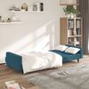 vidaXL Canap&eacute;-lit &agrave; 2 places Bleu Velours