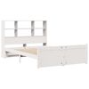 vidaXL Lit biblioth&egrave;que sans matelas blanc 160x200 cm bois pin massif