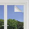 vidaXL Films solaires 5 pcs effet r&eacute;fl&eacute;chissant statique argent&eacute; PVC