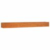 vidaXL Lit sur&eacute;lev&eacute; de jardin rouill&eacute; 480x80x45 cm acier corten