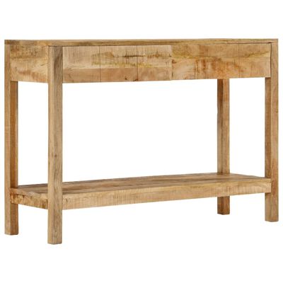 vidaXL Table console et 2 tiroirs 110x35x75 cm bois de manguier solide