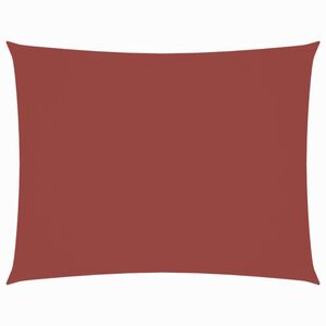 vidaXL Voile de parasol tissu oxford rectangulaire 2x4 m terre cuite