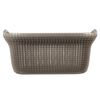 Curver Panier &agrave; linge Knit 40 L Marron m&eacute;tallique