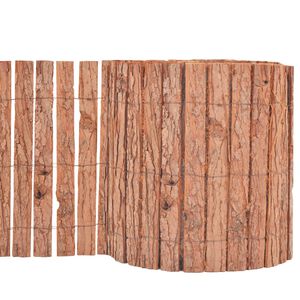 vidaXL Cl&ocirc;ture &Eacute;corce 1000 x 30 cm