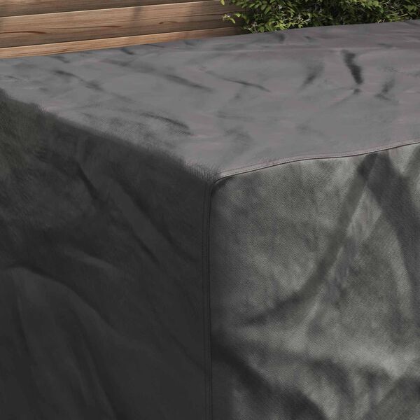 vidaXL Housse pour meubles Uni Noir 180 x 140 x 90 cm 600D