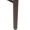 vidaXL Chaise de salle &agrave; manger 2 pcs Marron fonc&eacute; et lumi&egrave;re