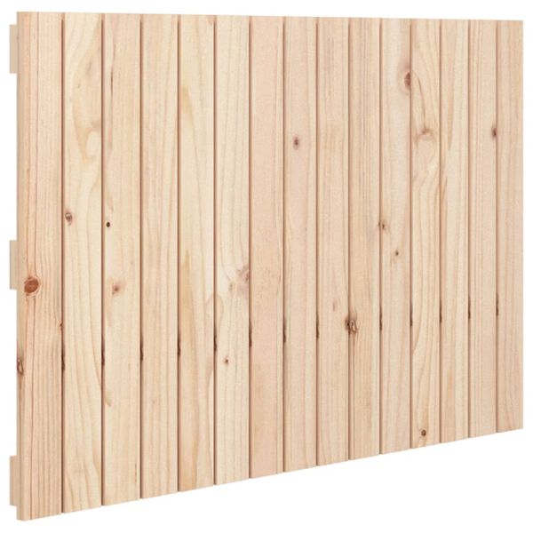 vidaXL T&ecirc;te de lit murale 95,5x3x60 cm Bois massif de pin