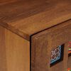 vidaXL Cabinet de chevet 2 pcs Marron 40 x 33 x 46 cm