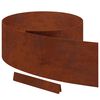 vidaXL Bordure de Pelouse 4 pc 450 x 25 cm Acier patin&eacute; Rouill&eacute;