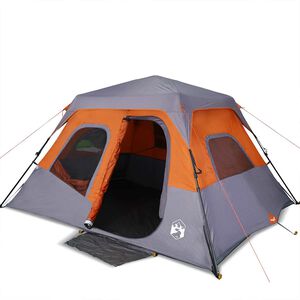 vidaXL Tente familiale 6 personnes lib&eacute;ration rapide imperm&eacute;able