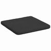 vidaXL Coussins de si&egrave;ge 4 pcs Noir 40 x 40 x 3 cm Tissu en microfibre
