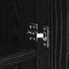 vidaXL Buffet Ch&ecirc;ne noir 42,5 x 40 x 93 cm Bois d'ing&eacute;nierie