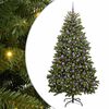 vidaXL Sapin de No&euml;l artificiel 210 cm 300 LED Blanc chaud Vert