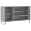 vidaXL Armoire &agrave; chaussures Sonoma gris 102x36x60 cm Bois d'ing&eacute;nierie
