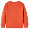 Sweatshirt pour enfants orange 116
