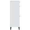 vidaXL Armoire &agrave; chaussures VIKEN blanc bois d'ing&eacute;nierie