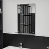 vidaXL Miroir mural avec &eacute;tag&egrave;re 40x60 cm Verre tremp&eacute;