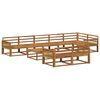 vidaXL Ensemble de canap&eacute;s d'ext&eacute;rieur 9 pcs Naturel