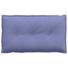 vidaXL Coussin de Dos Bleu denim 80 x 19 x 50 cm tissu
