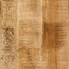 vidaXL Bureau 165x110x77 cm bois massif de manguier et fer