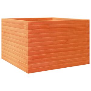 vidaXL Jardini&egrave;re cire marron 70x70x45,5 cm bois de pin massif