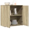 vidaXL Buffet chêne sonoma 79x38x80 cm bois d'ingénierie