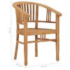 vidaXL Ensemble &agrave; manger de jardin 7 pcs bois de teck solide