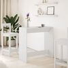 vidaXL Table de bar blanc 102x50x103,5 cm bois d'ing&eacute;nierie
