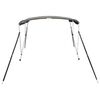 vidaXL Toit bimini &agrave; 3 arceaux parois en maille 183x(137-152)x137 cm