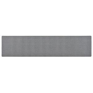 vidaXL Tapis de couloir Gris fonc&eacute; 80x400 cm
