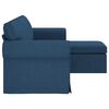 vidaXL Canap&eacute; 160cm Bleu M&eacute;tал