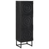 vidaXL Haut Armoire Noir 35 x 30 x 120 cm