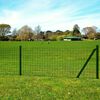 vidaXL Cl&ocirc;ture euro acier 10x1,0 m vert