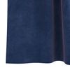 vidaXL Rideaux occultants 2 pcs Bleu fonc&eacute; 140 x 245 cm Velours