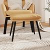 vidaXL Repose-pied Cr&egrave;me 45x30x35 cm Tissu microfibre