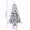 vidaXL Sapin de No&euml;l Artificiel &agrave; Branches Articul&eacute;es Vert 150 cm